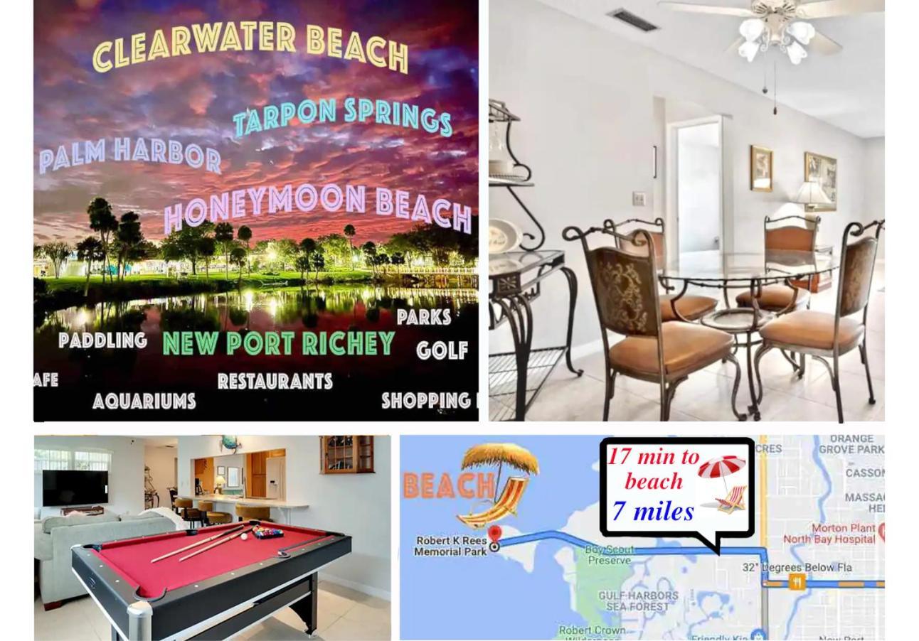 Villa "Impressa" - Billiard,Ping-Pong Table, Lanai, Fire Pit, Bbq Grill, View, Patio, Back Yard New Port Richey Esterno foto